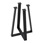 [en.casa] Stalen onderstel Kemijärvi tafelpoot 72x50x50 cm zwart