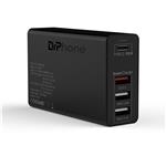 DrPhone WL20 100W 4-Poort USB C Adapter PD 3.0 100W + Qualcom 3.0 & 2.4A - Type C Snelle Oplader - Z