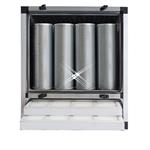 compacte geurfilterkast 2500 m3/h - zonder motor