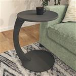 [en.casa] Bijzettafel Holeby 56x38 cm grijs