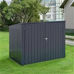 [en.casa] Containerombouw Grebin donkergrijs 112-131x173x101 cm