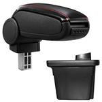 Armsteun Hyundai i30 2007-2012 kunstleer zwart rood stiksel