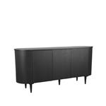 Dressoir Oliva zwart Maat 180x47x85 cm