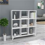 [en.casa] Boekenkast Svedala schap 100x88x20 cm wit