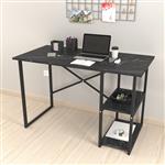 [en.casa] Bureau Nittedal laptoptafel 75x120x60 cm marmer zwart