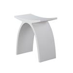 Krukje Luca Sanitair 42x23x43cm Solid Surface Mat Wit