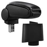 Armsteun VW Polo V 6R vf 2009 kunstleer zwart wit stiksel