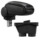 Armsteun Peugeot 208 vanaf 2012 kunstleer zwart wit stiksel