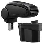 Armsteun Kia Rio III UB 2011-2017 kunstleer zwart wit stiksel