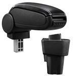 Armsteun Kia Picanto vanaf 2011 kunstleer zwart wit stiksel