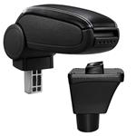 Armsteun Ford Fiesta 18 kunstleer zwart met wit stiksel