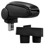 Armsteun Skoda Roomster Fabia II kunstleer zwart wit