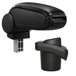 Armsteun-Citroen C2-2003-2009-kunstleer-zwart+wit stiksel