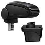 Armsteun Volkswagen Polo VI kunstleer zwart met wit stiksel