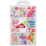 Lollipop kralenset met koord 100 stuks