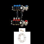 Vloerverwarming warmtepomp verdeler set - 19/27 m2