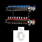 Vloerverwarming warmtepomp verdeler set - 73/81 m2