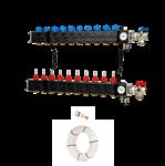 Vloerverwarming warmtepomp verdeler set - 82/90 m2