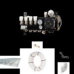 Vloerverwarming cv ketel draadmat set - 37/48 m2