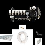 Vloerverwarming cv ketel draadmat set - 61/72 m2