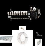 Vloerverwarming cv ketel draadmat set - 97/108 m2