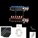 Vloerverwarming warmtepomp noppenplaat set - 46/54 m2