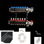 Vloerverwarming warmtepomp noppenplaat set - 55/63 m2