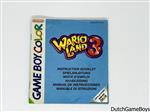 Gameboy Color - Wario Land 3 - NEU6 - Manual