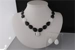 ONYX ketting/oorhanger-set