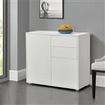 Commode Paarl druk en open 74x79x36 cm wit mat