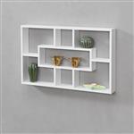 Wandrek Qinngua met 7 vakken 77x10x48 cm wit