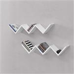 Wandplank Askim set van 2 71,5x15x14 cm wit