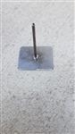 Metaalstaander Harlekijn middel: Ongeveer 15*15cm en 40 cm hoog Harlekijn standaard 1 pin