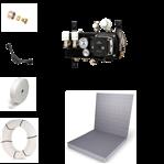 Vloerverwarming cv ketel tackerplaat set - 13/24 m2