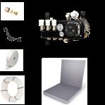 Vloerverwarming cv ketel tackerplaat set - 25/36m2