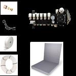 Vloerverwarming cv ketel tackerplaat set - 61/72 m2