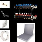 Vloerverwarming warmtepomp tackerplaat set - 73/81 m2