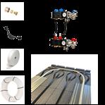 Vloerverwarming warmtepomp droogbouw set - 00/09 m2