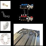 Vloerverwarming warmtepomp droogbouw set - 19/27 m2