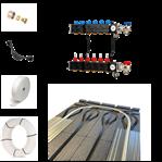 Vloerverwarming warmtepomp droogbouw set - 46/54 m2