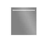 LED Spiegel Sanilux Aluminium met Onderverlichting 80x70 cm Inclusief Spiegelverwarming
