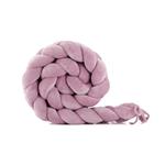 Bedomrander Velvet vlecht 210cm Raspberry Bumper Raspberry