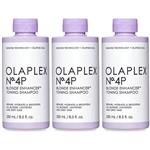 Olaplex Triple Pack  No. 4P bond maintenance Shampoo Zilver, 3 x 250ml