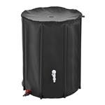 Watertank opvouwbaar Ø80x98 cm regenton zwart 500 L