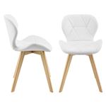 Eetkamerstoel Almhult 81x57x49 cm set van 2 wit