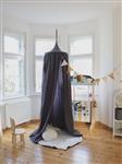 Canopy  - Antaciet & gold Muslin Antraciet