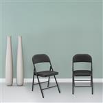 Bureaustoel klapstoel opvouwbaar 80x46x50 cm set van 6 zwart