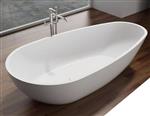 Vrijstaand Bad Puur 180X90X58Cm Solid Surface Glans Wit