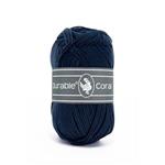 Durable Coral Katoen 50 gram Navy 321