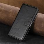 iPhone 12 Mini Flip Case Portefeuille - Wallet Cover Leer Hoesje - Zwart